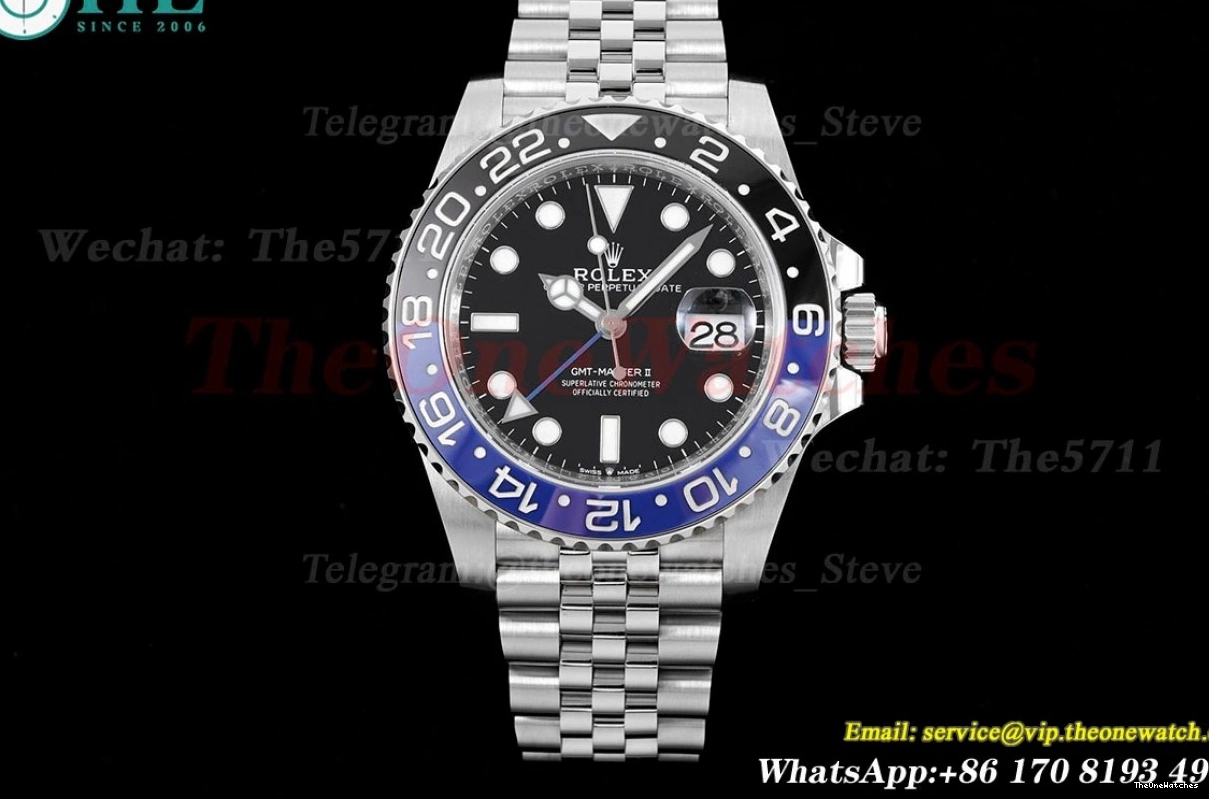 126710 904L VR3285 C+F Master V2 II SS GMT 40mm SS Batgirl Jub 0328